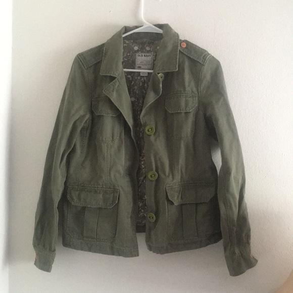 Old Navy Jackets & Blazers - 🐸Green army jacket🐸
